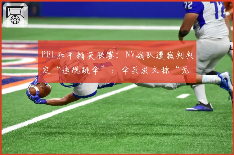 PEL和平精英联赛:NV战队遭裁判判定“违规跳伞”,伞兵发文称“无法接受”