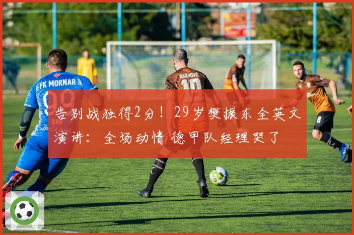 告别战独得2分!29岁樊振东全英文演讲:全场动情 德甲队经理哭了